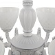 подвесная люстра arte milano 343837/6 wt+sl