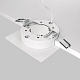 встраиваемый светильник maytoni technical hoop dl086-gx53-sq-w