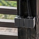 выключатель двухклавишный влагозащищенный werkel gallant графит рифленый w5020204 4690389164255