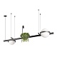 подвесной светодиодный светильник loft it jardin 10121/d dark grey