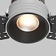 встраиваемый светильник maytoni technical mini dl059-7w3k-trs-b