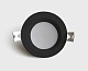 встраиваемый светильник italline it08-8018 black 4000k