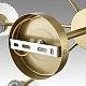 люстра на штанге lumion aurica 8046/6c