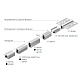 профиль arlight sl-bevel-3000 anod (алюминий) 062326