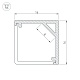 алюминиевый профиль arlight sl-kant-h16-2000 white 037117