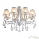 потолочная люстра arte milano amalfi 337146/8 wt+sl
