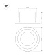 встраиваемый светильник arlight ms-drop-built-r84-8w warm2700 054694