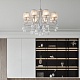 потолочная люстра arte milano amalfi 337146/8 wt+sl