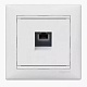 розетка компьютерная rj45 legrand valena isdn алюминий 770141