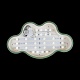 потолочный светодиодный светильник loft it axel 10005/30 green