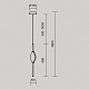 подвесной светильник maytoni foresight mod347pl-l8bs3k