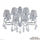 потолочная люстра arte milano amalfi 337146/8 wt+sl