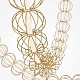 подвесной светодиодный светильник maytoni golden cage mod216pl-l55g3k