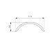 экран arlight sl-kant-h10 round opal 049167