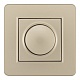 диммер с рамкой arte milano set16-1-48-1 shampan