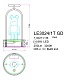 настольная лампа joli le3024/1t gd