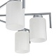 потолочная люстра escada style 1142/7p silver