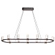 подвесная люстра odeon light hightech defance 7143/65l