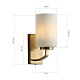 бра st luce опал sl1403.301.01