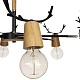 потолочная люстра loft it sven 10024/6 black