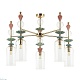 подвесная люстра odeon light classic bizet 4855/5c