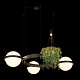 подвесной светодиодный светильник loft it jardin 10121/3 dark grey