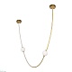 подвесной светодиодный светильник loft it embrace 10242/800 gold
