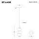 подвесной светильник st luce talisman sl6121.403.01