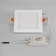 встраиваемый светодиодный светильник arlight dl-142x142m-13w warm white 020130