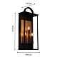 уличный настенный светильник  favourite lume 4299-3w