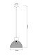 подвесной светильник arte lamp castello a7046sp-1bk