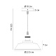 подвесной светильник arte lamp cappello a7038sp-1bk