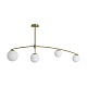 люстра на штанге freya hanger fr5443cl-04bs