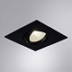 встраиваемый светильник arte lamp giro a2866pl-1bk