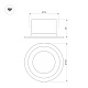 встраиваемый светильник arlight ms-drop-built-r105-14w warm2700 054706