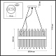 подвесной светильник odeon light focco 4722/12