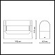 уличный настенный светильник odeon light nature twinset 7117/12wl