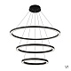 подвесной светодиодный светильник crystal lux fortuna sp158w led black