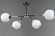 люстра на штанге illumico il0715-4csq-24 bk cr libra