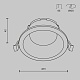 встраиваемый светильник maytoni technical share dl126-gx53-wmg