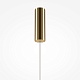 подвесной светодиодный светильник maytoni golden cage mod216pl-l10g3k