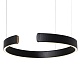 подвесной светодиодный светильник loft it ring 10025/400 black