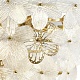 подвесная люстра indigo fiori 12049/10p brass v000556