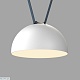 трековый однофазный светильник denkirs belty flow dk5563-wh+bk