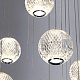 подвесная люстра odeon light crystal 5007/120l