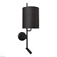 бра loft it ritz 10253w/b black