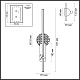 настенный светильник odeon light l-vision strekoza 5413/18wl