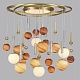 подвесная люстра odeon light modern callisto 5457/21c