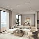 трековый однофазный светильник denkirs simple linear dk8204-wh