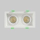 встраиваемый светильник crystal lux clt 068c2 wh